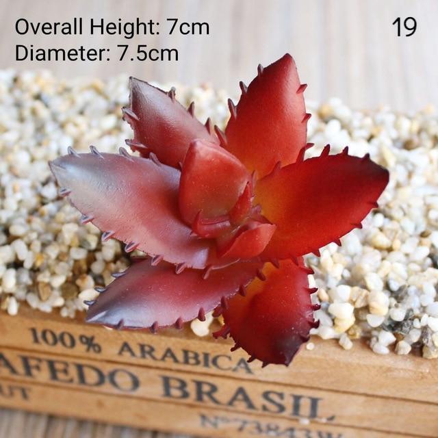 Red Artificial Succulent - Nordic Side - 