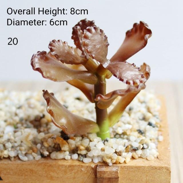 Red Artificial Succulent - Nordic Side - 