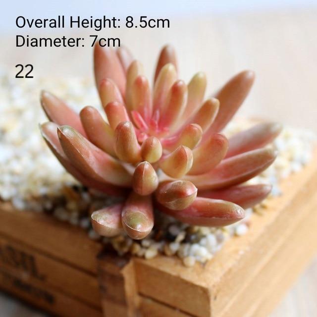 Red Artificial Succulent - Nordic Side - 