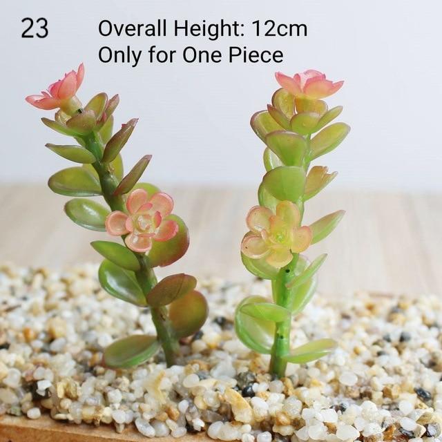 Red Artificial Succulent - Nordic Side - 