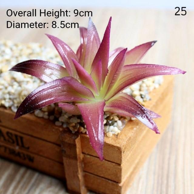 Red Artificial Succulent - Nordic Side - 