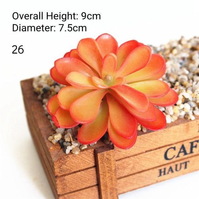 Red Artificial Succulent - Nordic Side - 