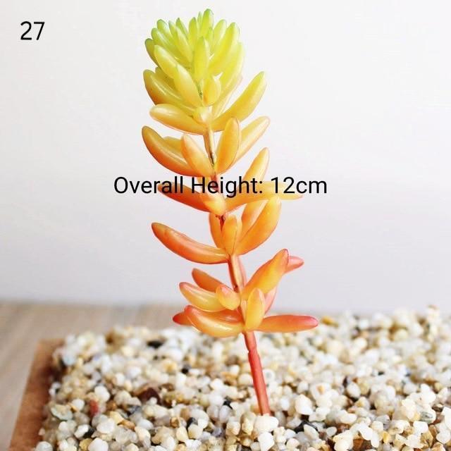 Red Artificial Succulent - Nordic Side - 