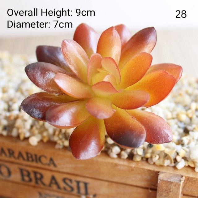 Red Artificial Succulent - Nordic Side - 