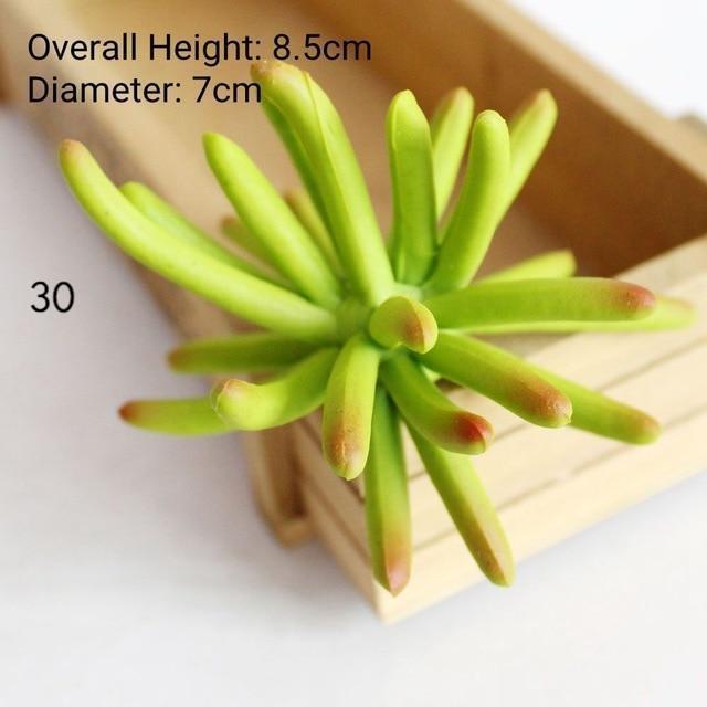 Red Artificial Succulent - Nordic Side - 
