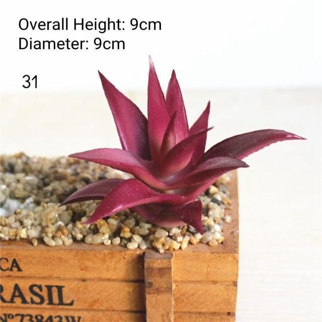 Red Artificial Succulent - Nordic Side - 