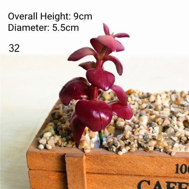 Red Artificial Succulent - Nordic Side - 