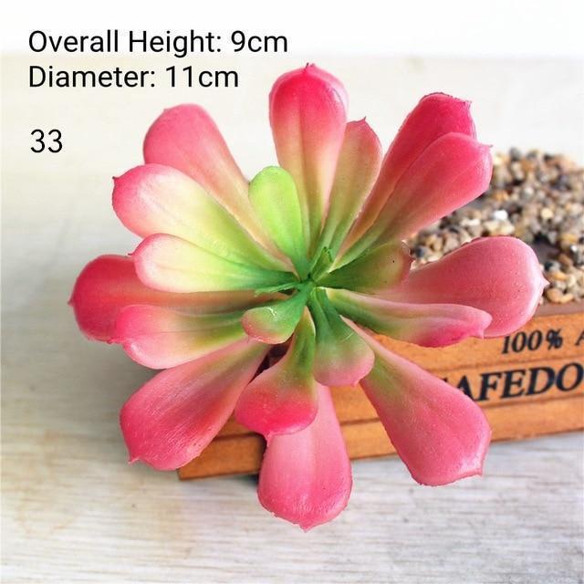 Red Artificial Succulent - Nordic Side - 