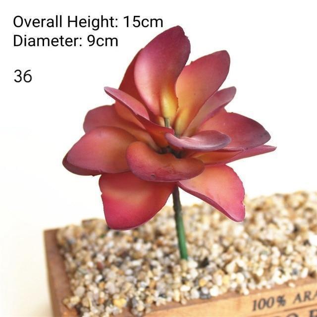Red Artificial Succulent - Nordic Side - 