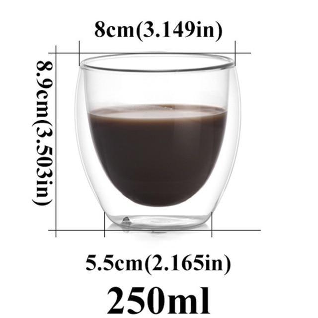 Double Glass Cup - Nordic Side - 