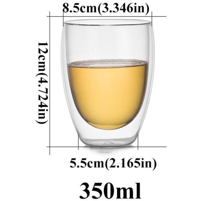 Double Glass Cup - Nordic Side - 