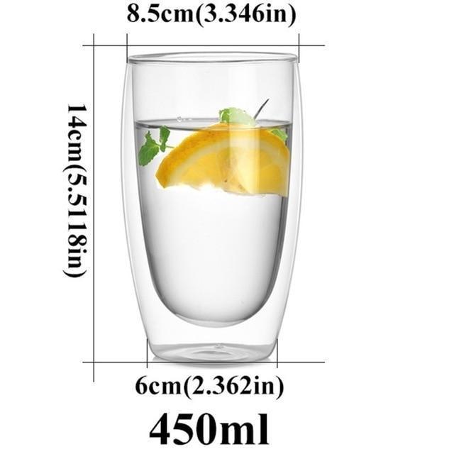 Double Glass Cup - Nordic Side - 