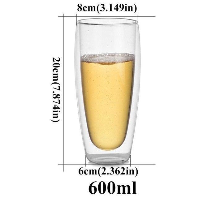 Double Glass Cup - Nordic Side - 