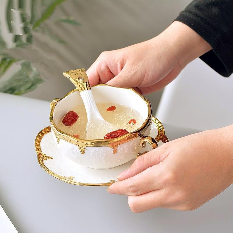 Golden Soup Bowl - Nordic Side - 