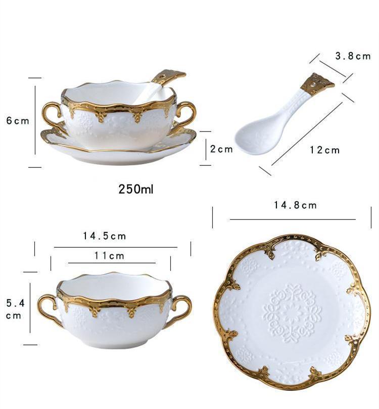 Golden Soup Bowl - Nordic Side - 