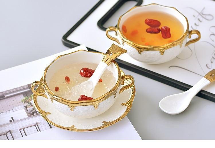 Golden Soup Bowl - Nordic Side - 