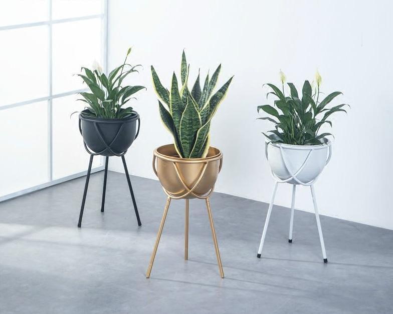 Ender - Modern Nordic Round Three Leg Planter - Nordic Side - 06-10, feed-cl0-over-80-dollars