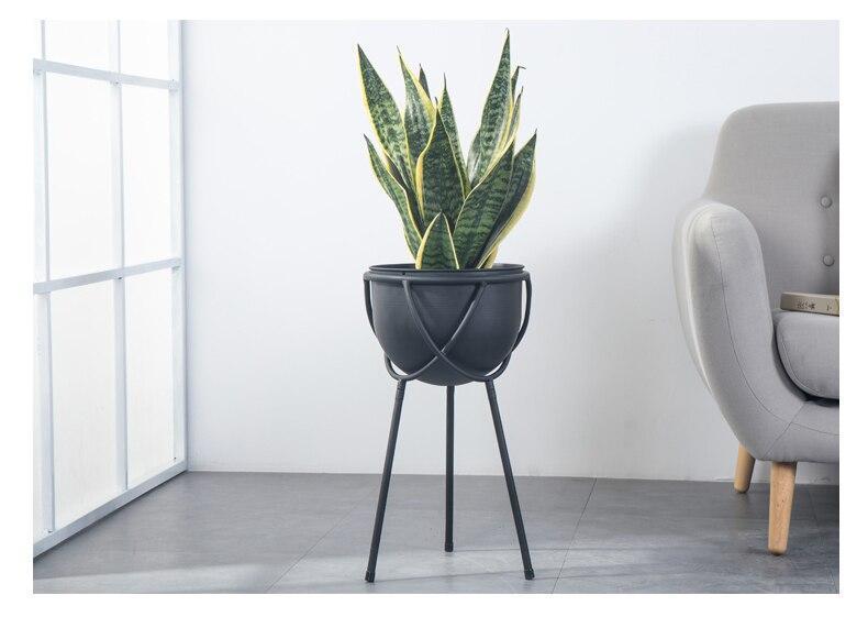 Ender - Modern Nordic Round Three Leg Planter - Nordic Side - 06-10, feed-cl0-over-80-dollars