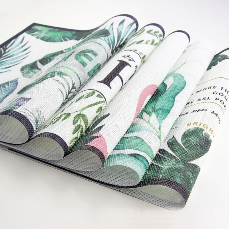 Plant Print Table Mat - Nordic Side - 