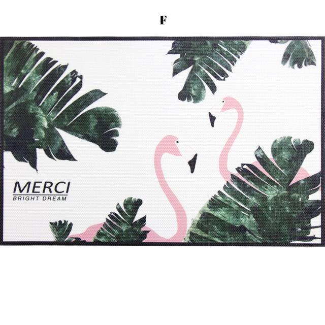 Plant Print Table Mat - Nordic Side - 