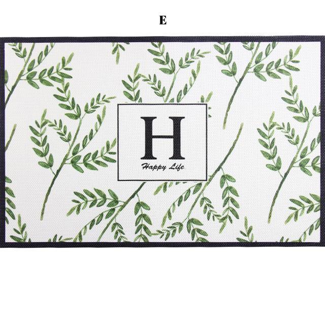 Plant Print Table Mat - Nordic Side - 