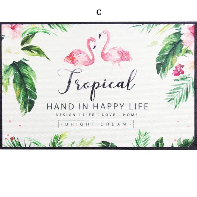 Plant Print Table Mat - Nordic Side - 