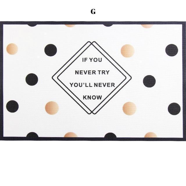 Plant Print Table Mat - Nordic Side - 