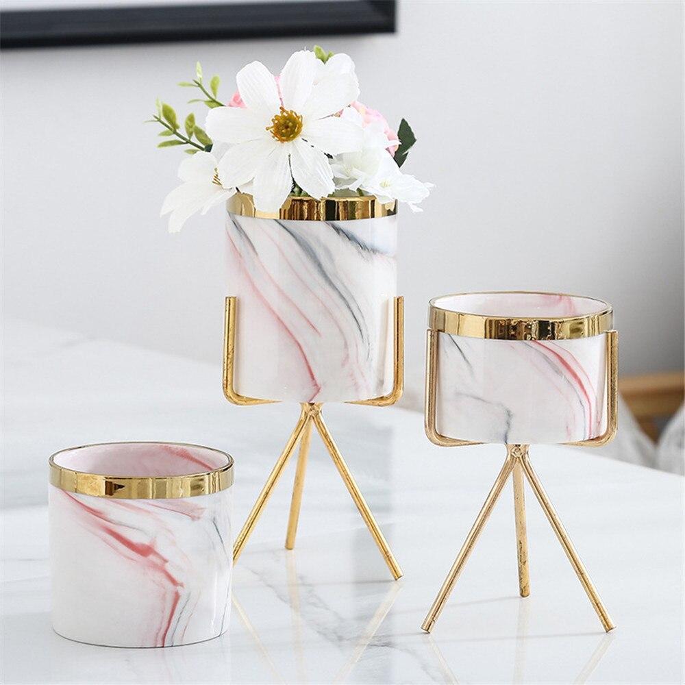 Pink & Blue Marble Pots - Nordic Side - 