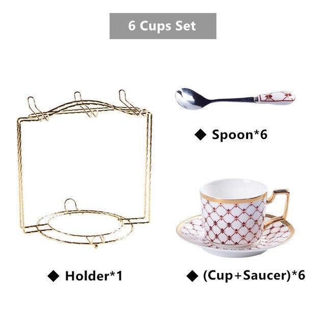 Art Deco Tea Cup Set - Nordic Side - 