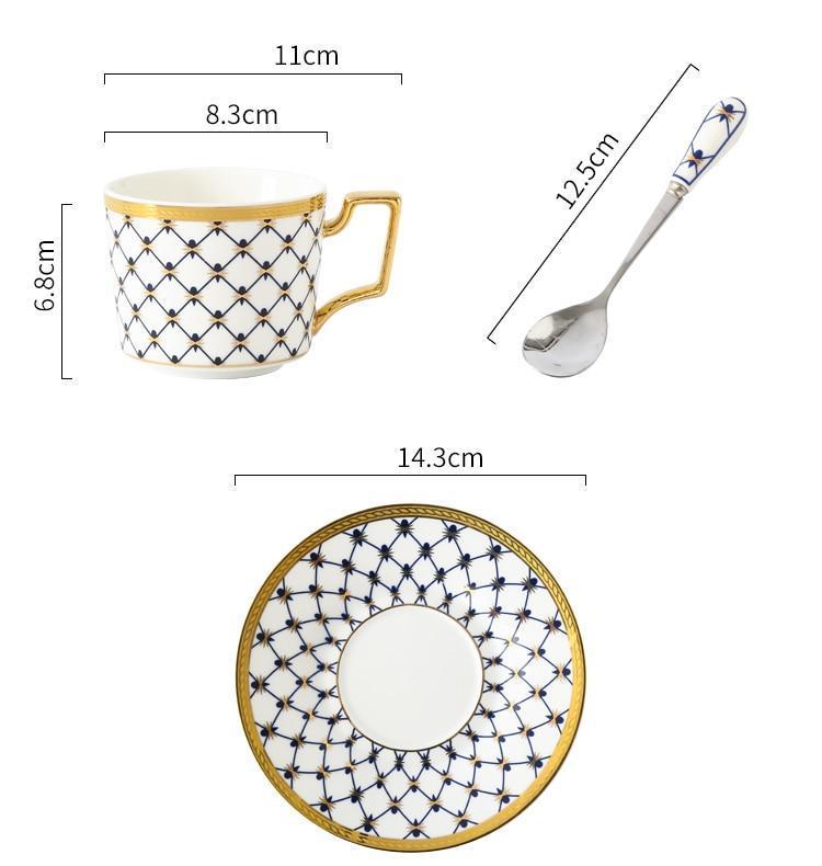 Art Deco Tea Cup Set - Nordic Side - 