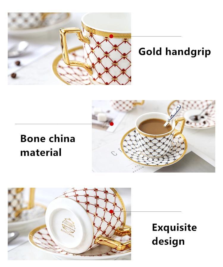 Art Deco Tea Cup Set - Nordic Side - 