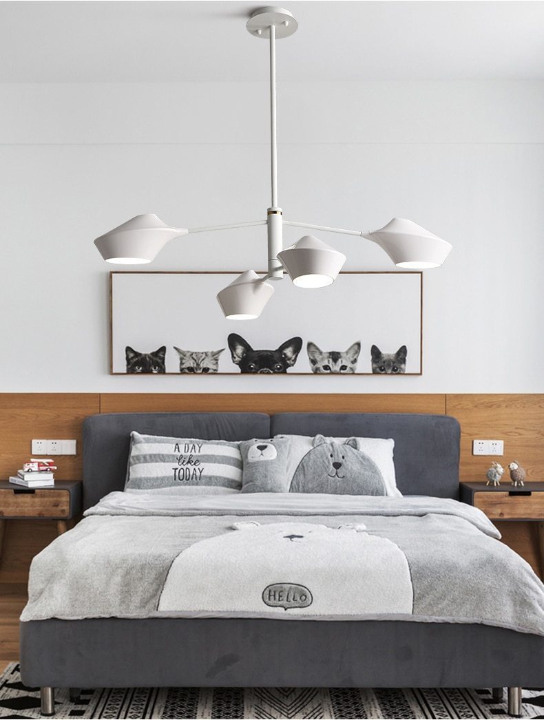 Modern Minimal Chandelier - Nordic Side - 