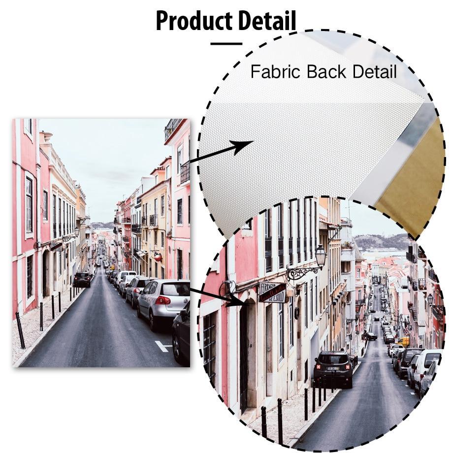 Pink Streets Wall Art - Nordic Side - 