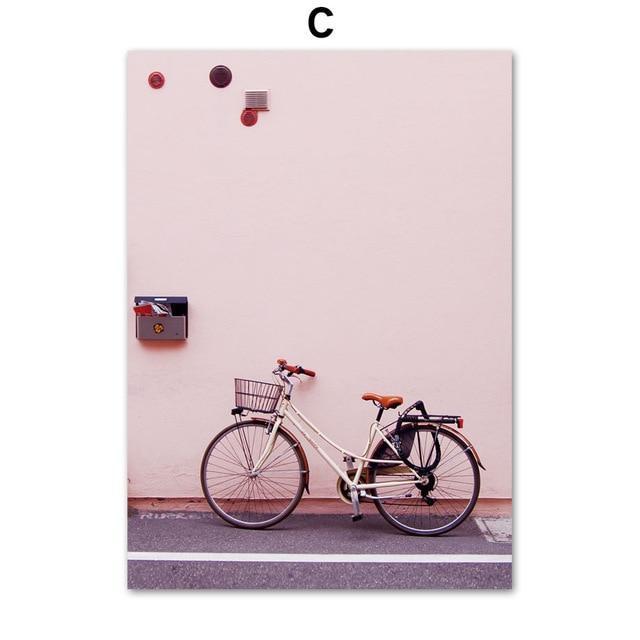 Pink Streets Wall Art - Nordic Side - 