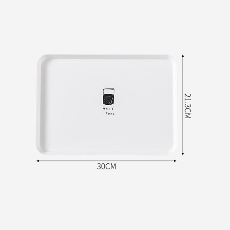 Cartoon White Tray - Nordic Side - 
