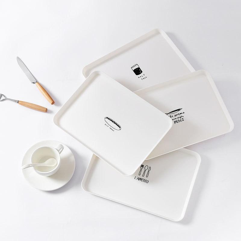 Cartoon White Tray - Nordic Side - 