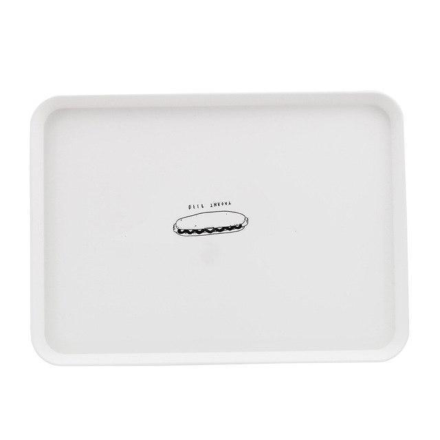 Cartoon White Tray - Nordic Side - 