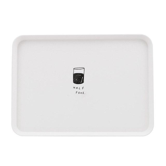 Cartoon White Tray - Nordic Side - 