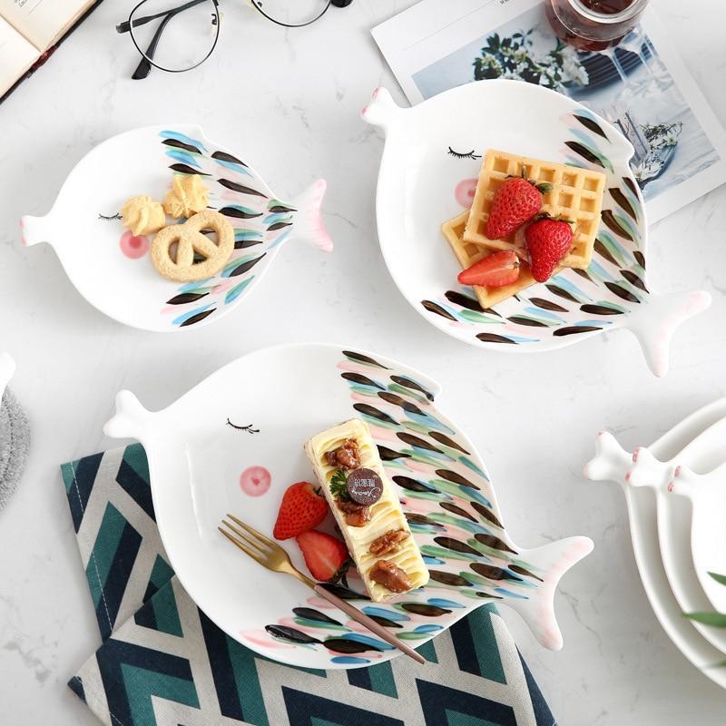 Kissing Fish Plates - Nordic Side - 