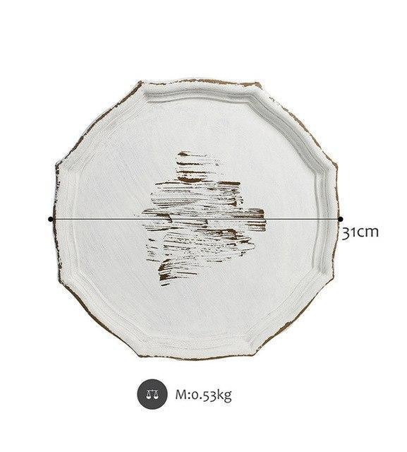 Retro Wood Tray - Nordic Side - 