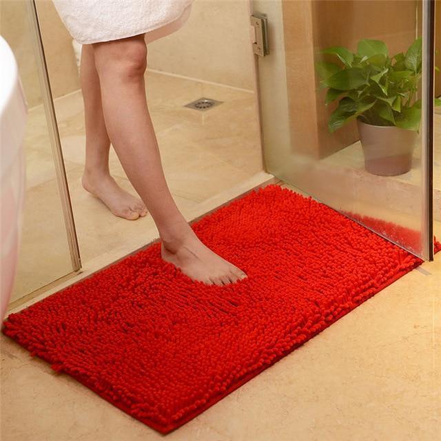 Hartley - Non-Slip Shaggy Microfiber Mat - Nordic Side - 04-23