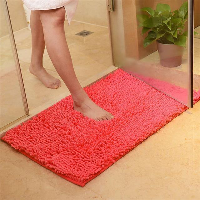Hartley - Non-Slip Shaggy Microfiber Mat - Nordic Side - 04-23