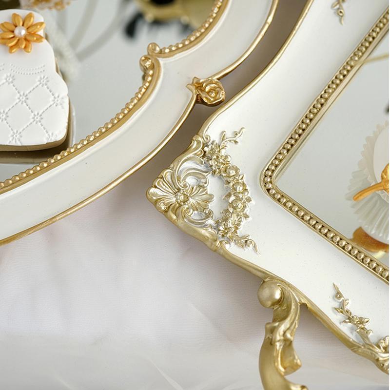 Vintage Resin Gold Trays - Nordic Side - 