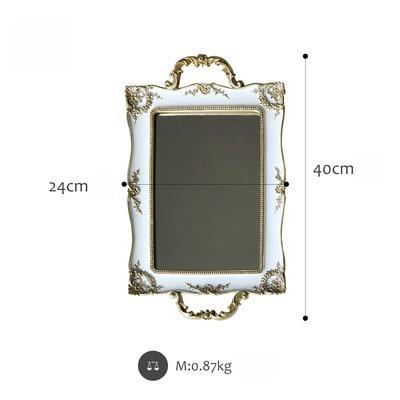 Vintage Resin Gold Trays - Nordic Side - 