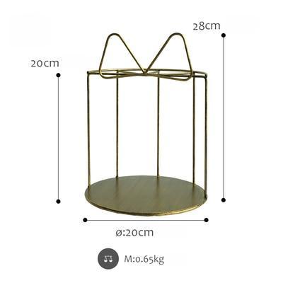 Vintage Resin Gold Trays - Nordic Side - 