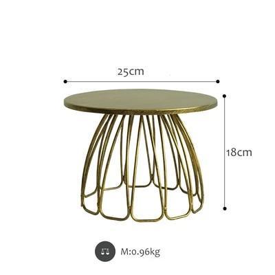 Vintage Resin Gold Trays - Nordic Side - 