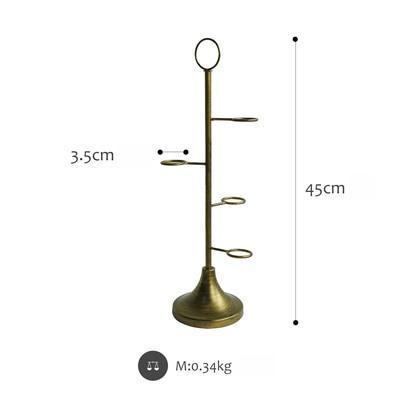 Vintage Resin Gold Trays - Nordic Side - 