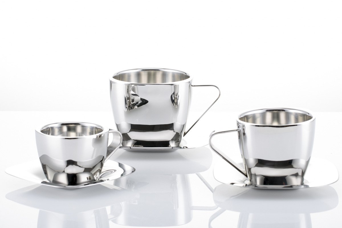 Simple Stainless Cup Set - Nordic Side - 