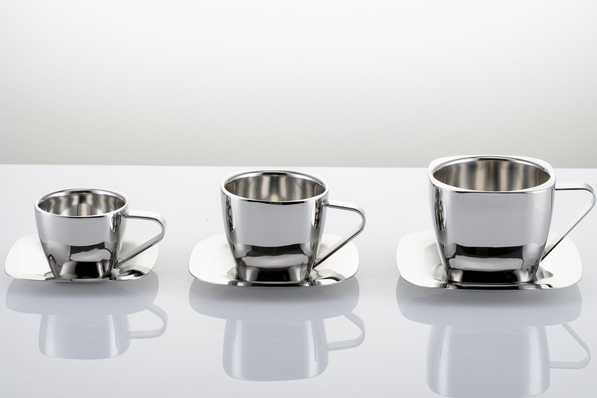 Simple Stainless Cup Set - Nordic Side - 
