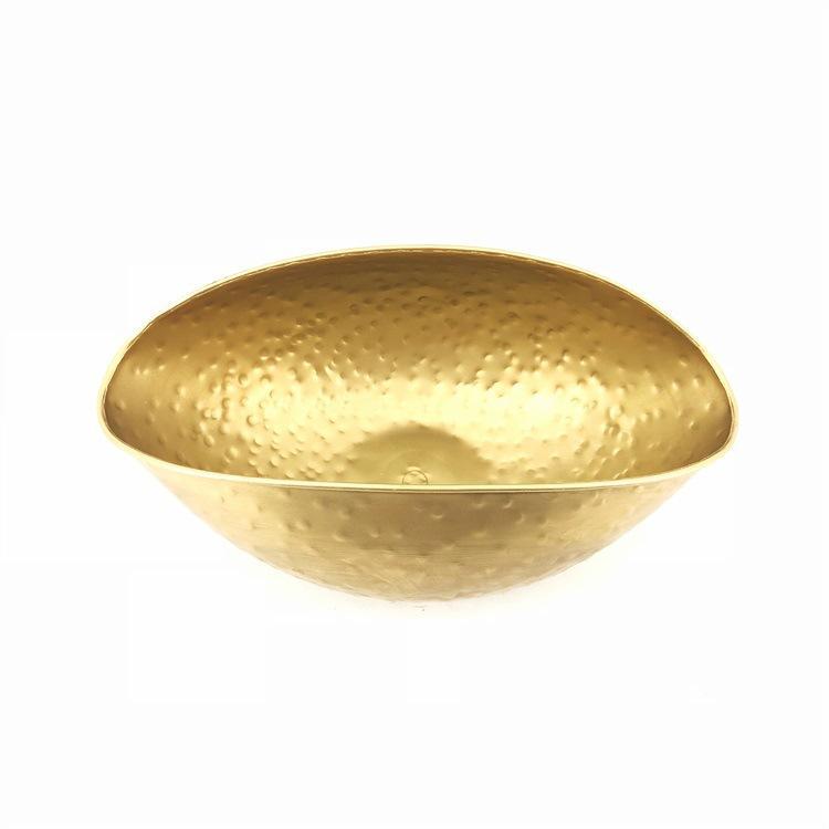 Golden Basket Vase - Nordic Side - 